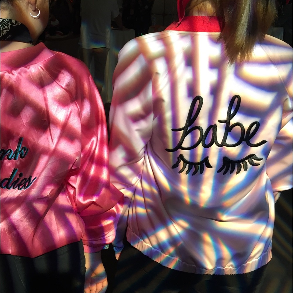 Vintage Satin Babe Bomber View 5